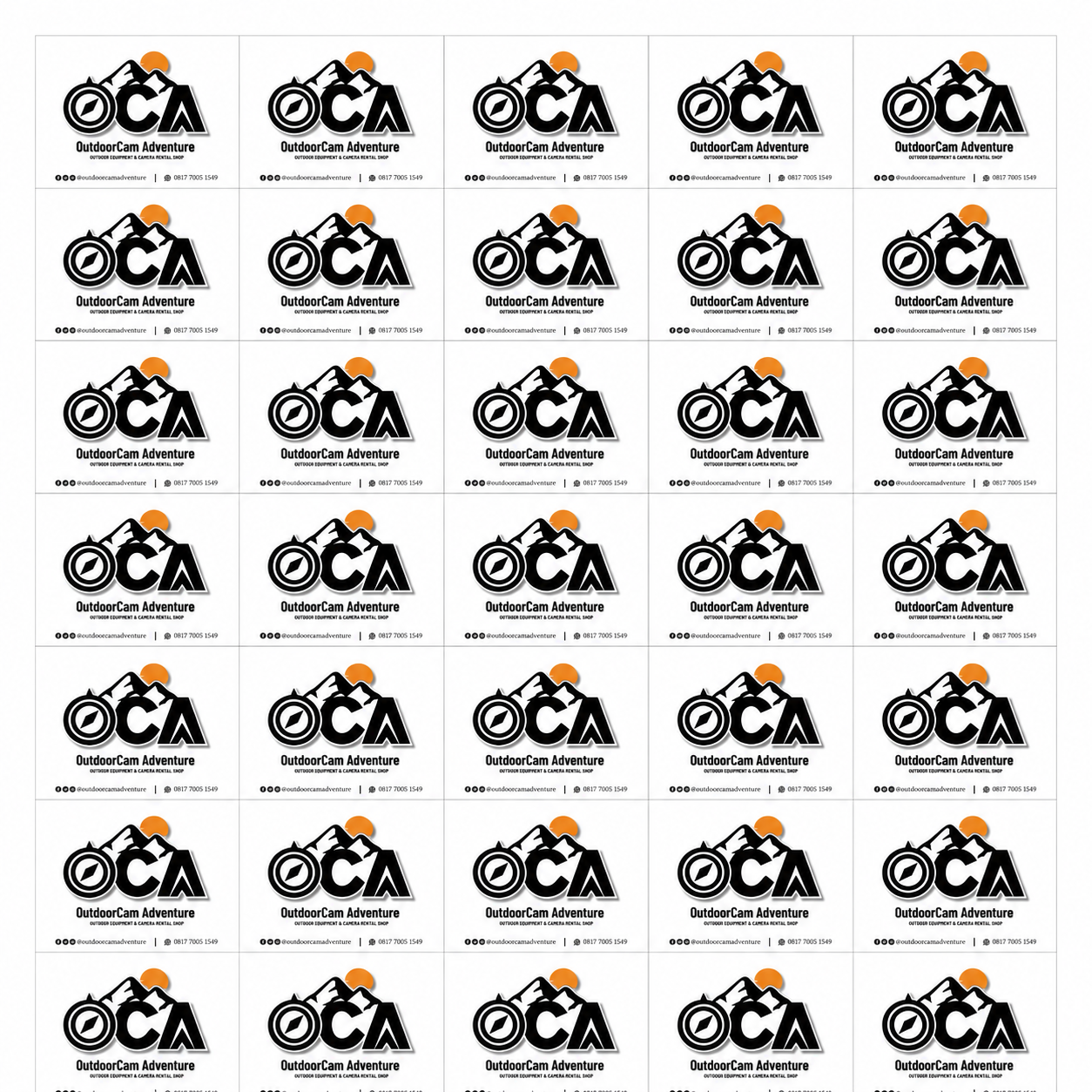 Sticker Bontax Vinyl A3+ Non Cutting