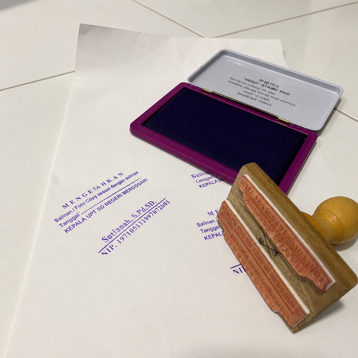 Stempel Kayu